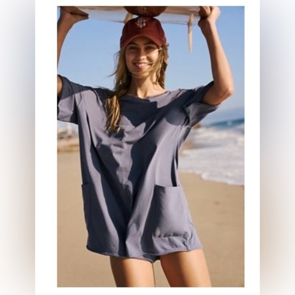 FP Movement by Free People Pants - Free People Movement hot shot tee romper